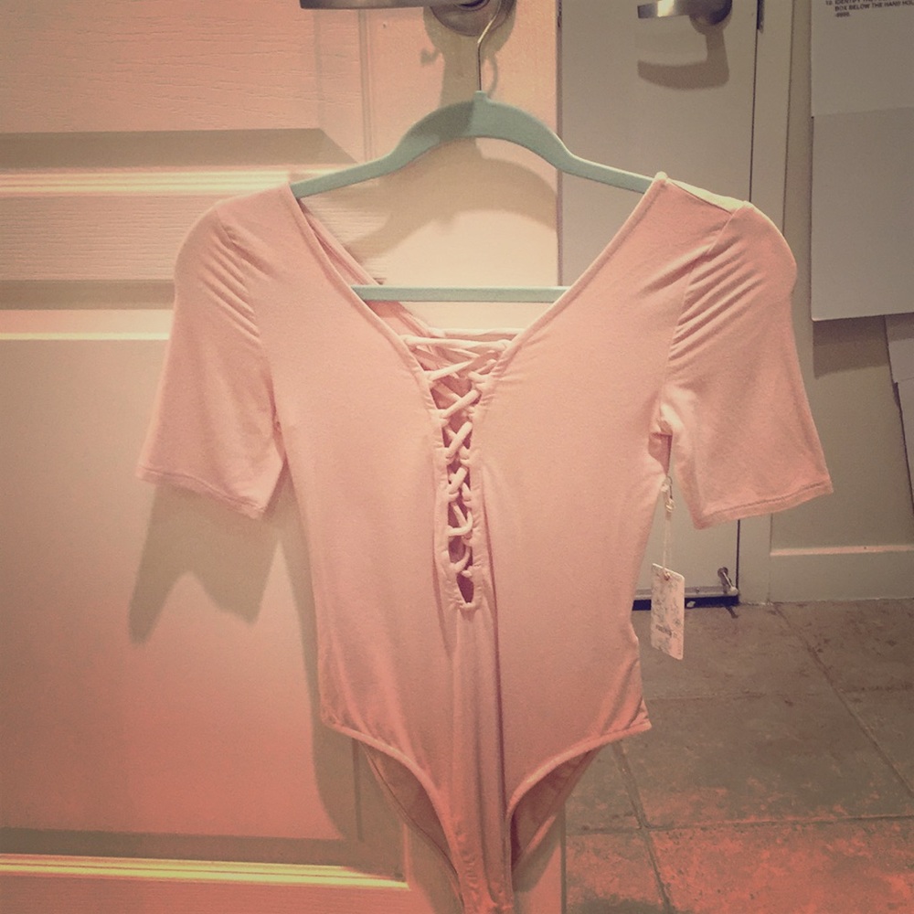 NWT Forever 21 nude bodysuit